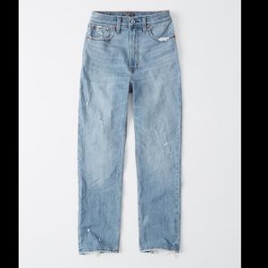 Abercrombie and Fitch Ultra high rise mom jean